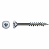 Stainless steel screw, partial thread, flat countersunk head, T-STAR plus, 4CUT, stainless steel A2 - Stainless steel screw, partial thread, flat countersunk head, T-STAR plus, 4CUT, stainless steel A2