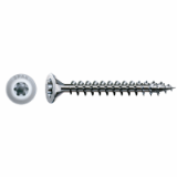 Stainless steel screw, full thread, flat countersunk head, T-STAR plus, 4CUT, stainless steel A2 - Stainless steel screw, full thread, flat countersunk head, T-STAR plus, 4CUT, stainless steel A2