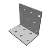 Nail-on angle bracket, non-isosceles SXANP - Hot-dip galvanised sheet metal