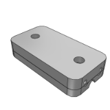 Connecteur invisible bois-béton SXHCC - Connecteur en aluminium à deux éléments avec queue d’aronde et sécurité de décrochage