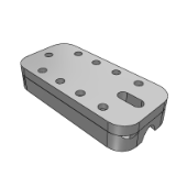 Concealed beam hanger, wood to wood SXHC - 2-part aluminium connector with dovetail guide and safety catch