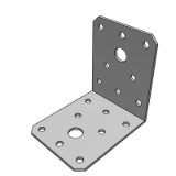 Angle bracket without rib reinforcement SXAB - Hot-dip galvanised sheet metal