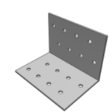 Angle bracket SXAF - Hot-dip galvanised sheet metal